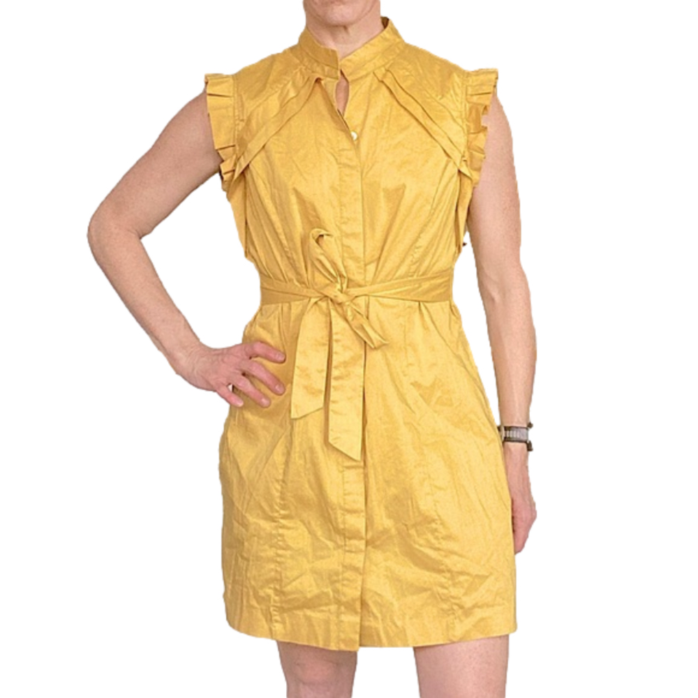 ESLEY {Anthropologie} Cotton Midi Dress